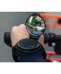 Велосипедное универсальное зеркало заднего вида на руку складное поворот на 360
