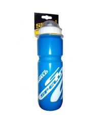 Фляга для велосипеда и спорта Spelli 800 мл. с защитной крышкой (синяя)