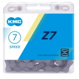 Ланцюг KMC Z7 7-8 швидкостей 114 ланок сірий-коричневий