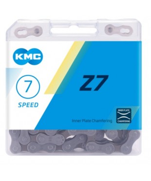 Ланцюг KMC Z7 7-8 швидкостей 114 ланок сірий-коричневий
