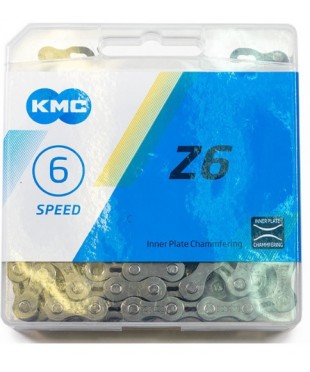 Ланцюг KMC Z6 6 швидкостей 116 ланок сірий-коричневий
