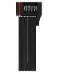 Замок сегментний ABUS BORDO 5700 UGRIP COMBO BLACK SH + кріплення на раму