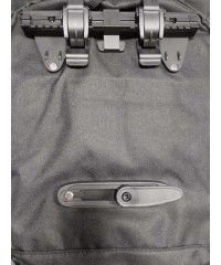Боковая велосипедная сумка на багажник рюкзак 2 в 1 Crivit IAN339874_1910 20л Черный с серым